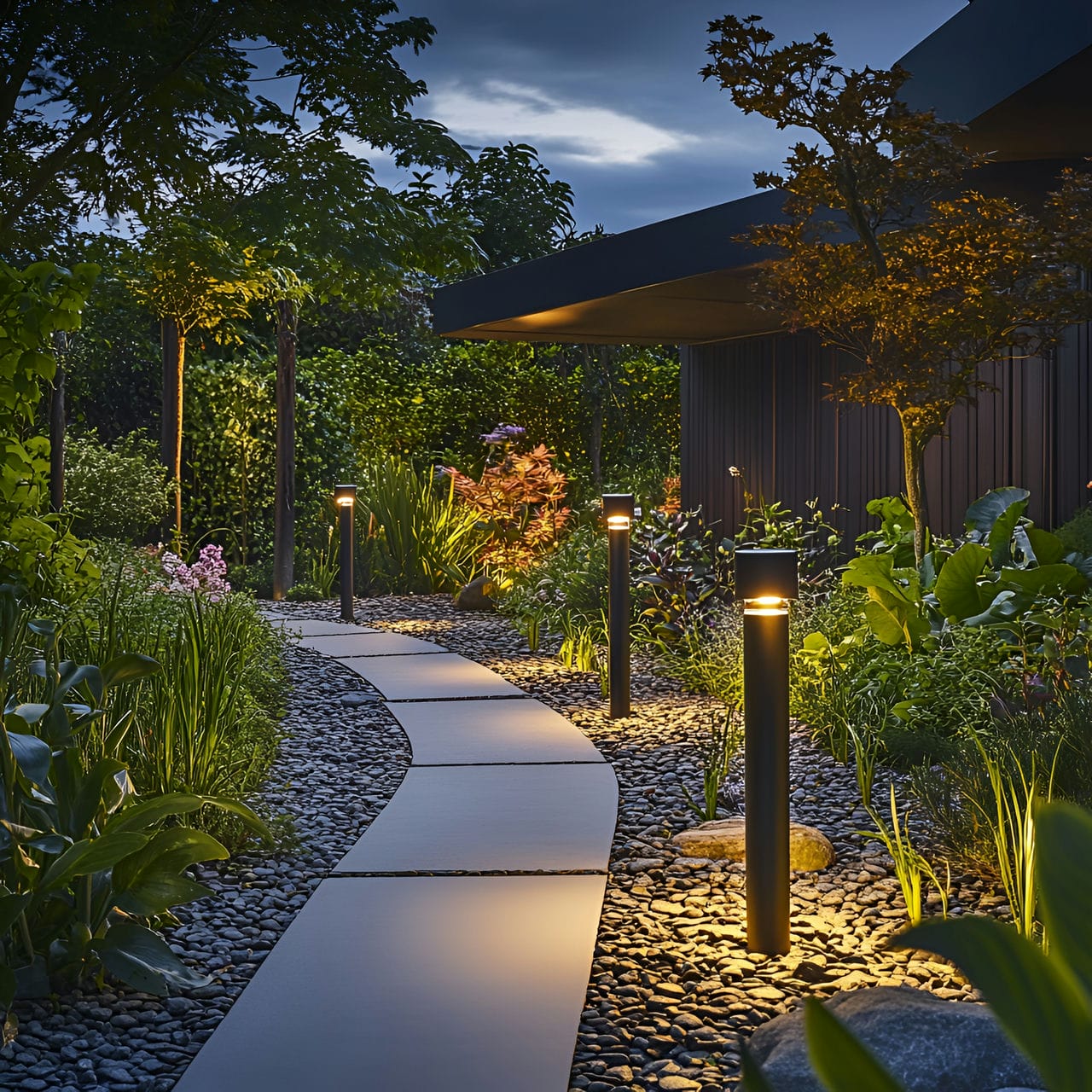 20 Best Garden Ideas And How To Design One Yourself! 266 19. Outdoor lighting