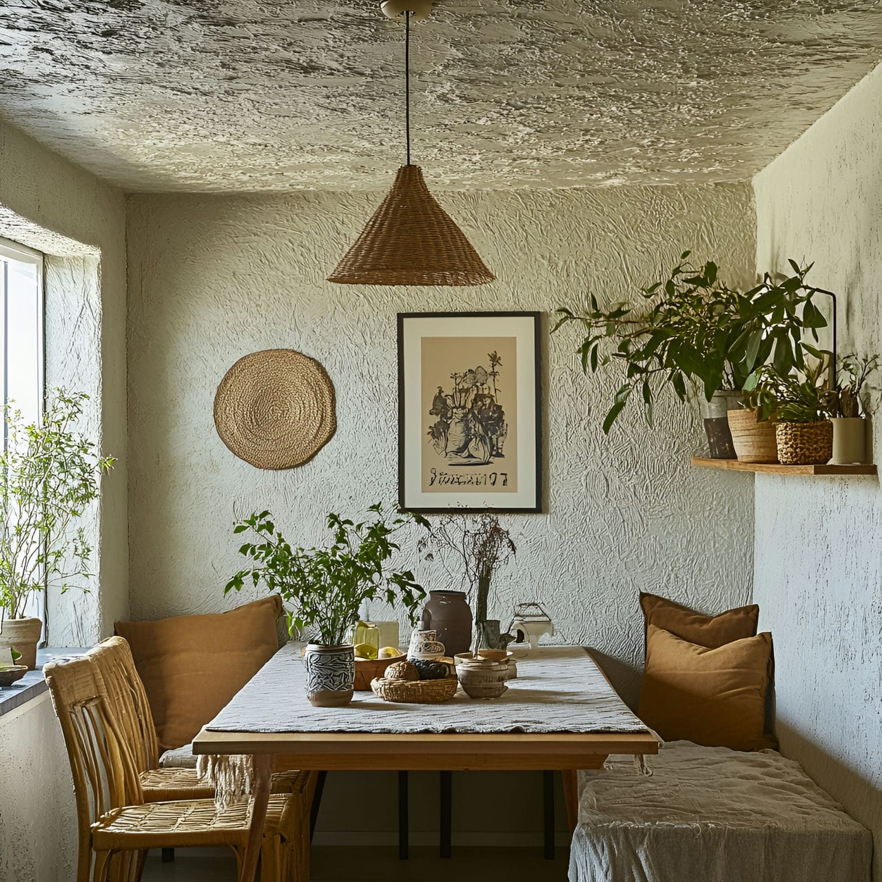 20 Best Dining Room Ideas And How To Design One Yourself! 348 19. Textured ceiling