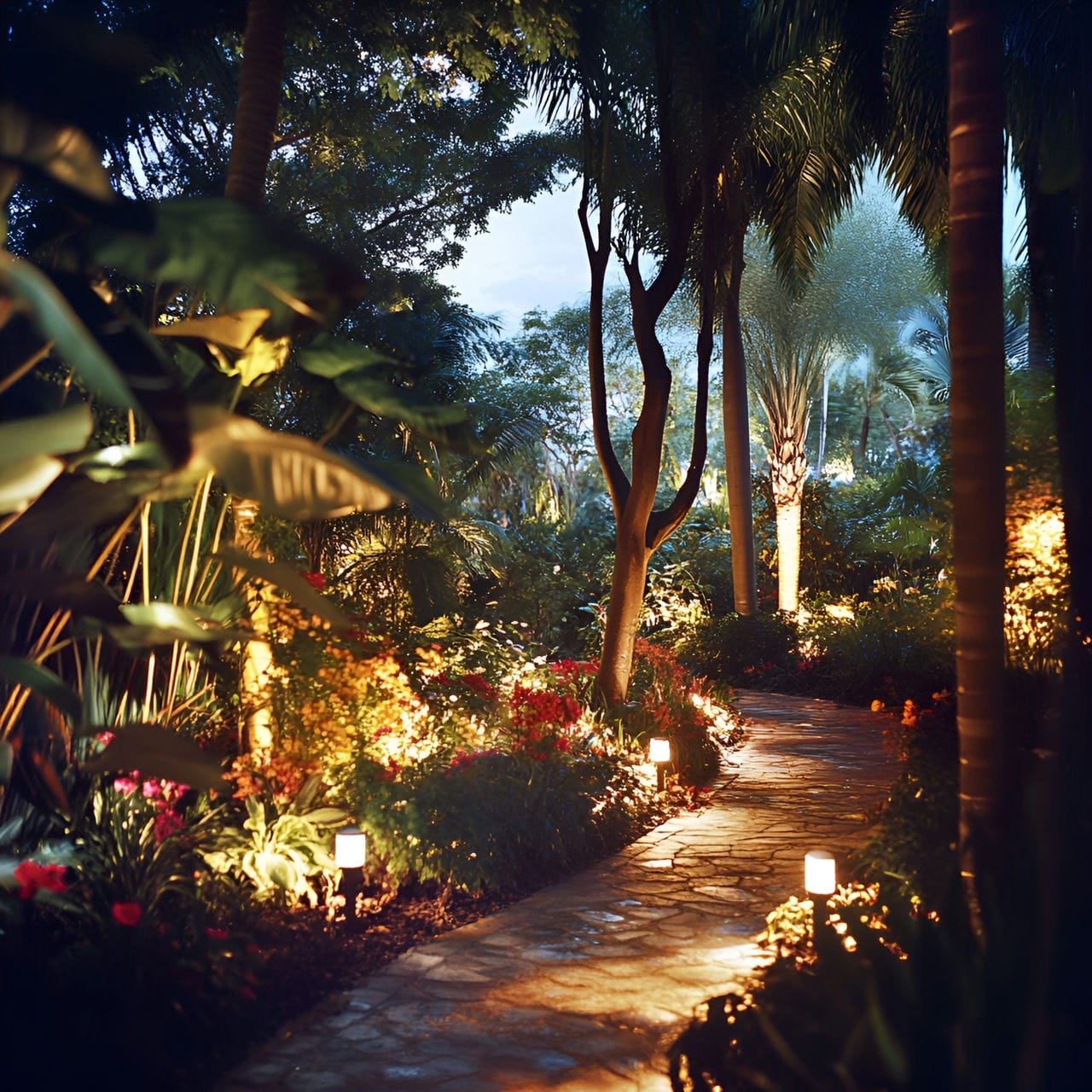 20 Best Garden Ideas And How To Design One Yourself! 262 19. Outdoor lighting