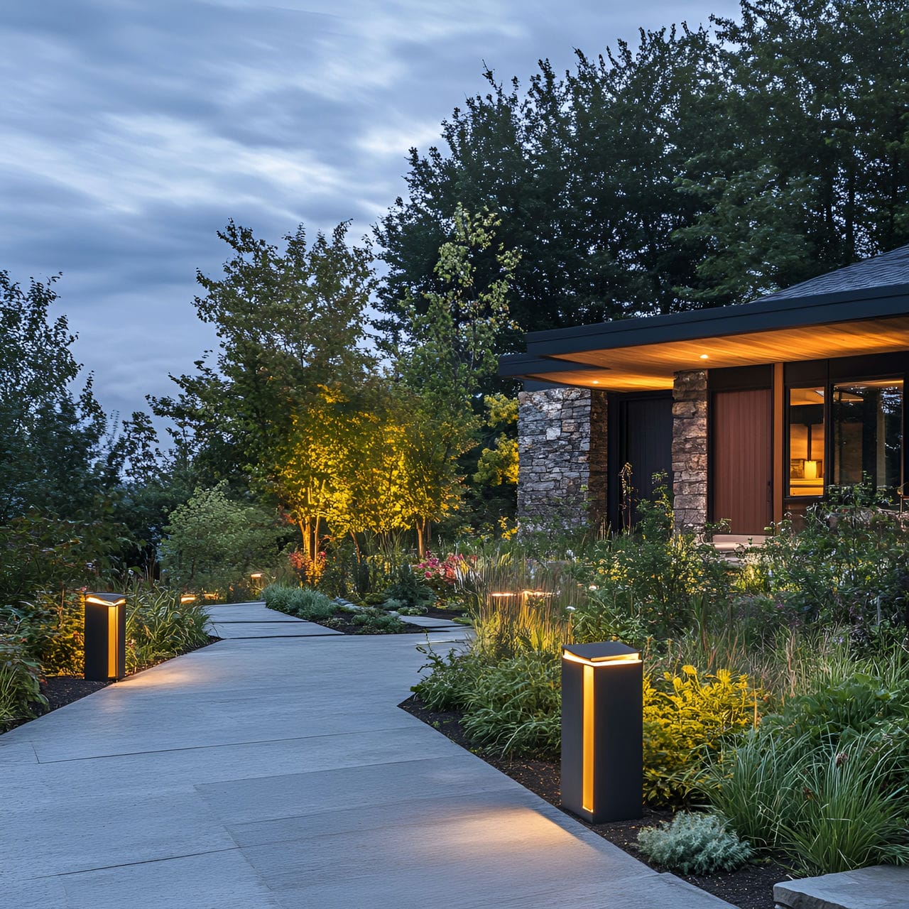 20 Best Garden Ideas And How To Design One Yourself! 265 19. Outdoor lighting