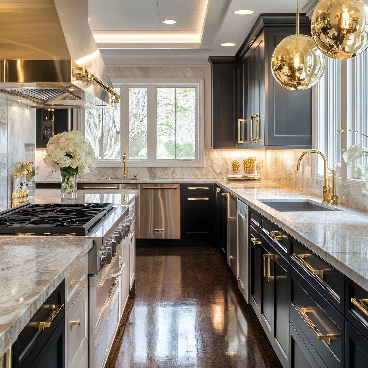 20 Best Kitchen Ideas And How To Design One Yourself! 359 19. Mixed metal finishes