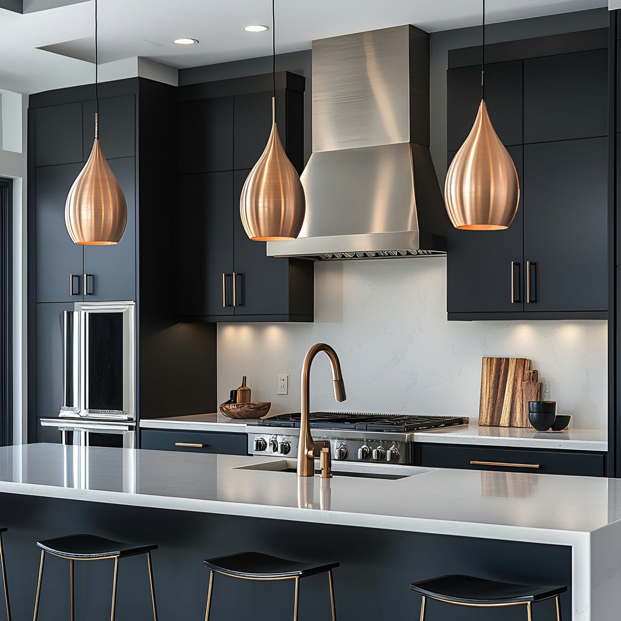 20 Best Kitchen Ideas And How To Design One Yourself! 367 19. Mixed metal finishes