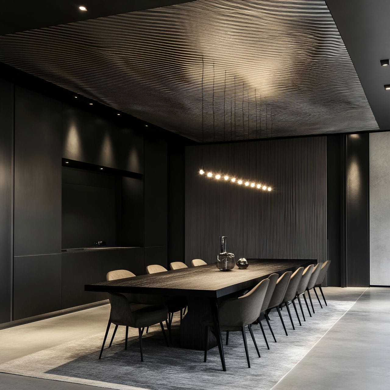 20 Best Dining Room Ideas And How To Design One Yourself! 354 19. Textured ceiling