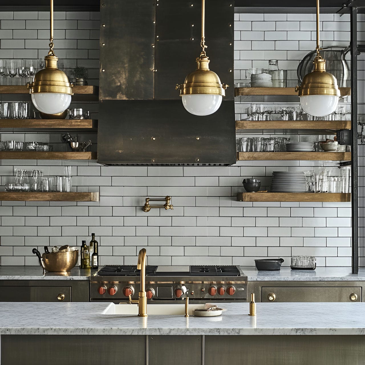 20 Best Kitchen Ideas And How To Design One Yourself! 363 19. Mixed metal finishes