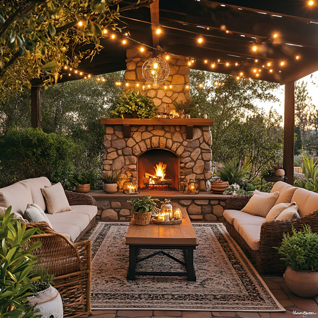 1. Outdoor living room