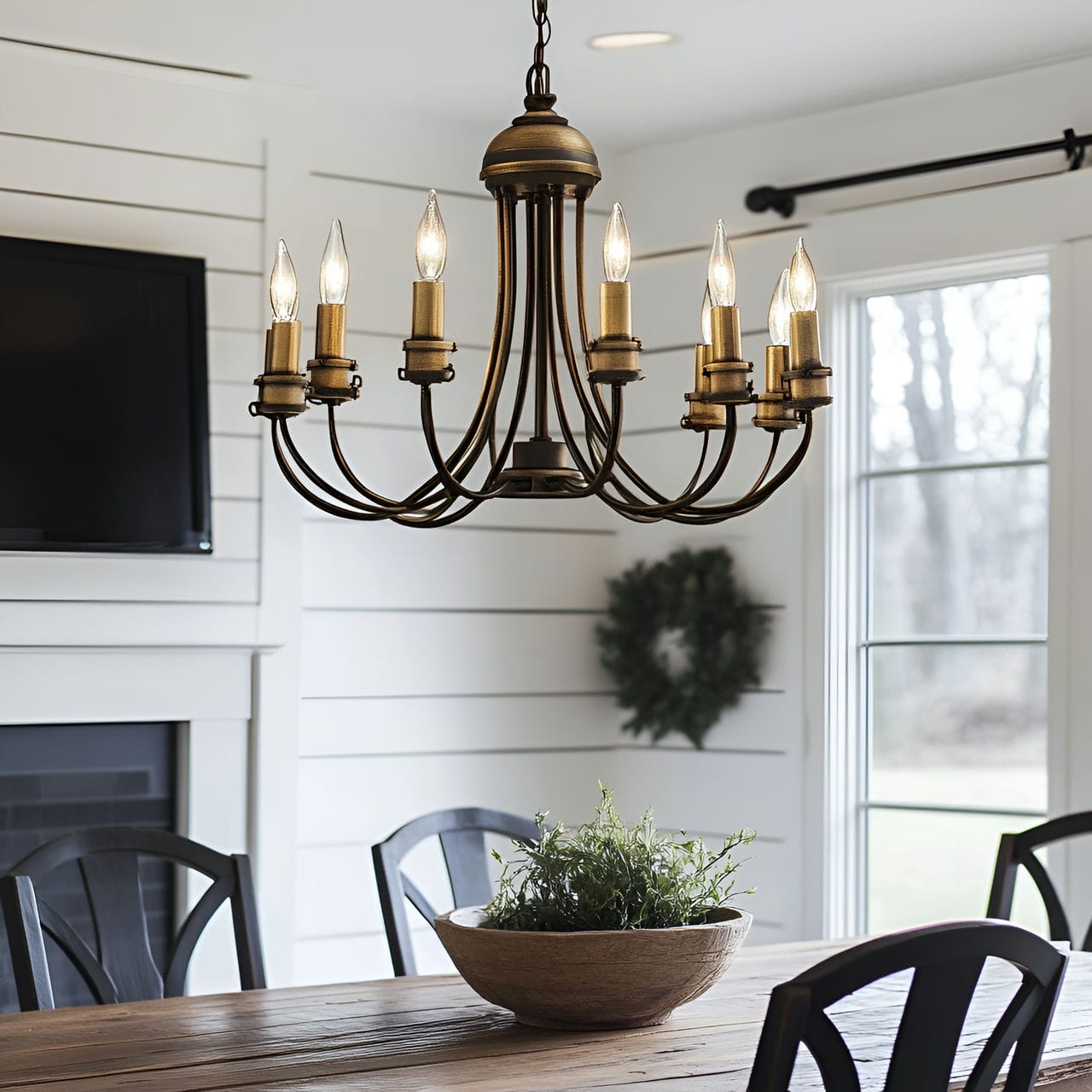 20 Best Dining Room Ideas And How To Design One Yourself! 193 1. Statement chandelier