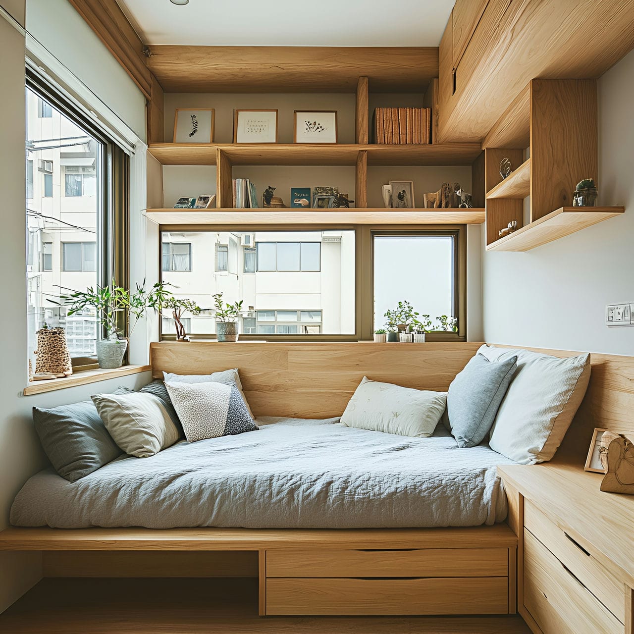 16 Best Bedroom Ideas And How To Design One Yourself! 146 1. Spatial efficiency
