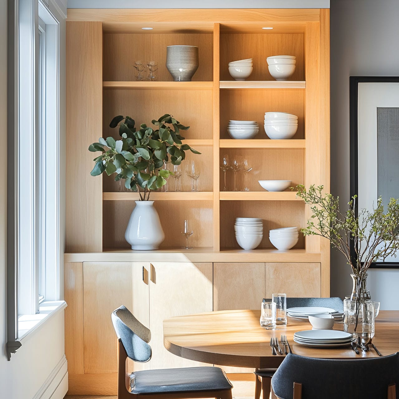 20 Best Dining Room Ideas And How To Design One Yourself! 358 20. Custom built-ins