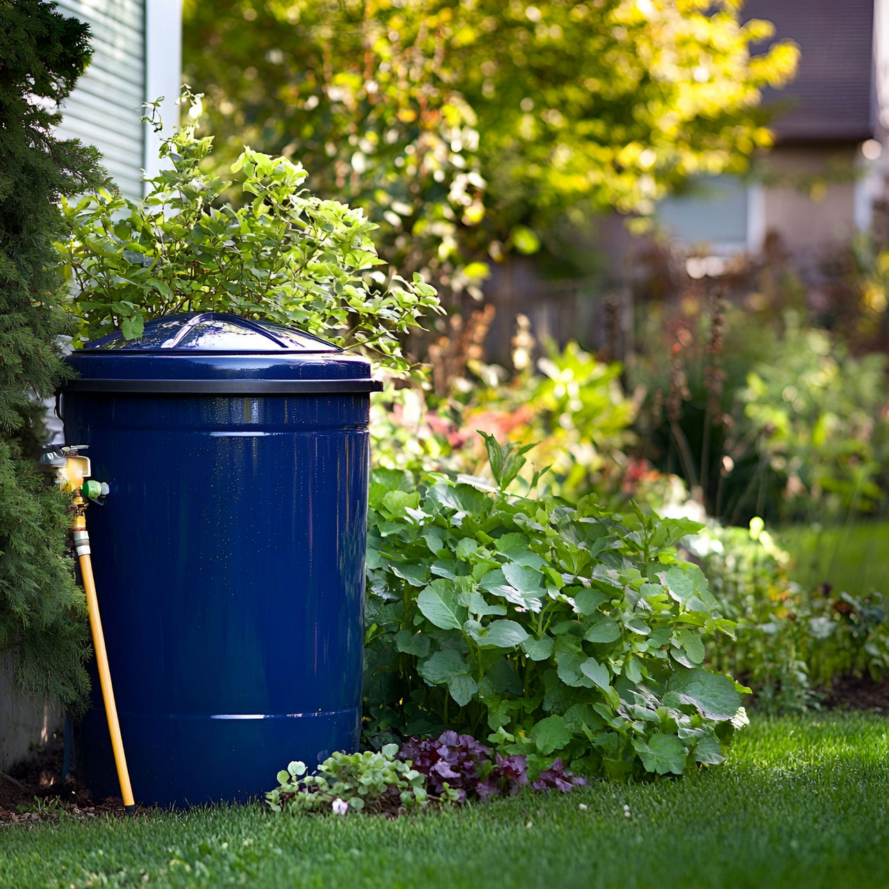 20 Best Garden Ideas And How To Design One Yourself! 268 20. Rainwater harvesting systems