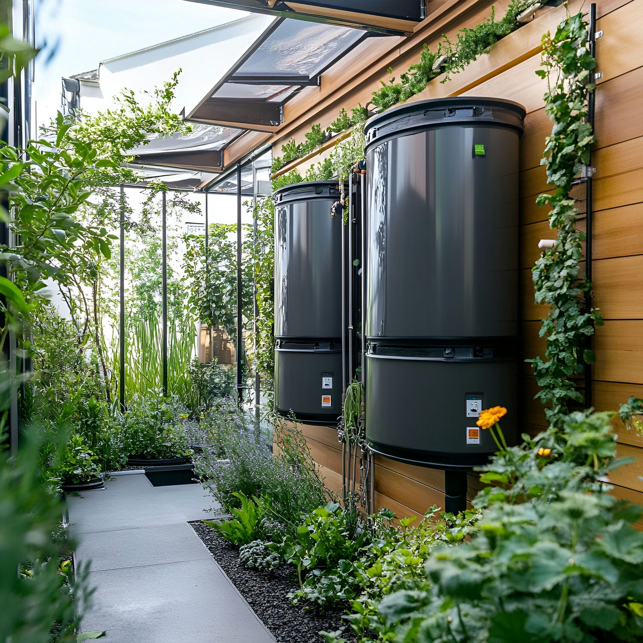20 Best Garden Ideas And How To Design One Yourself! 270 20. Rainwater harvesting systems