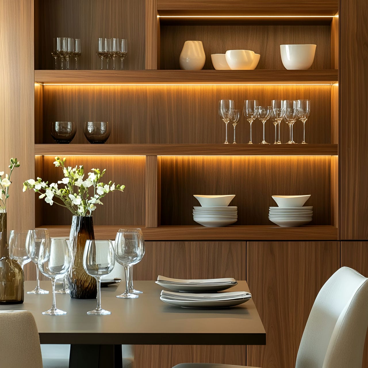 20 Best Dining Room Ideas And How To Design One Yourself! 359 20. Custom built-ins