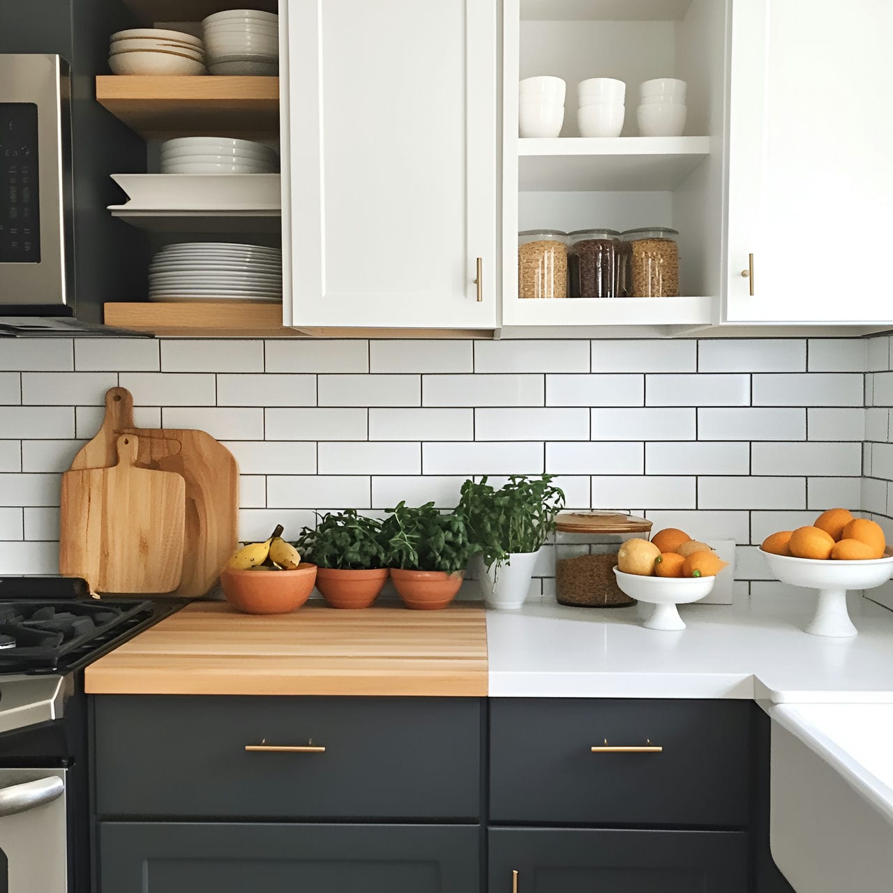20 Best Kitchen Ideas And How To Design One Yourself! 197 2. Two-tone cabinets