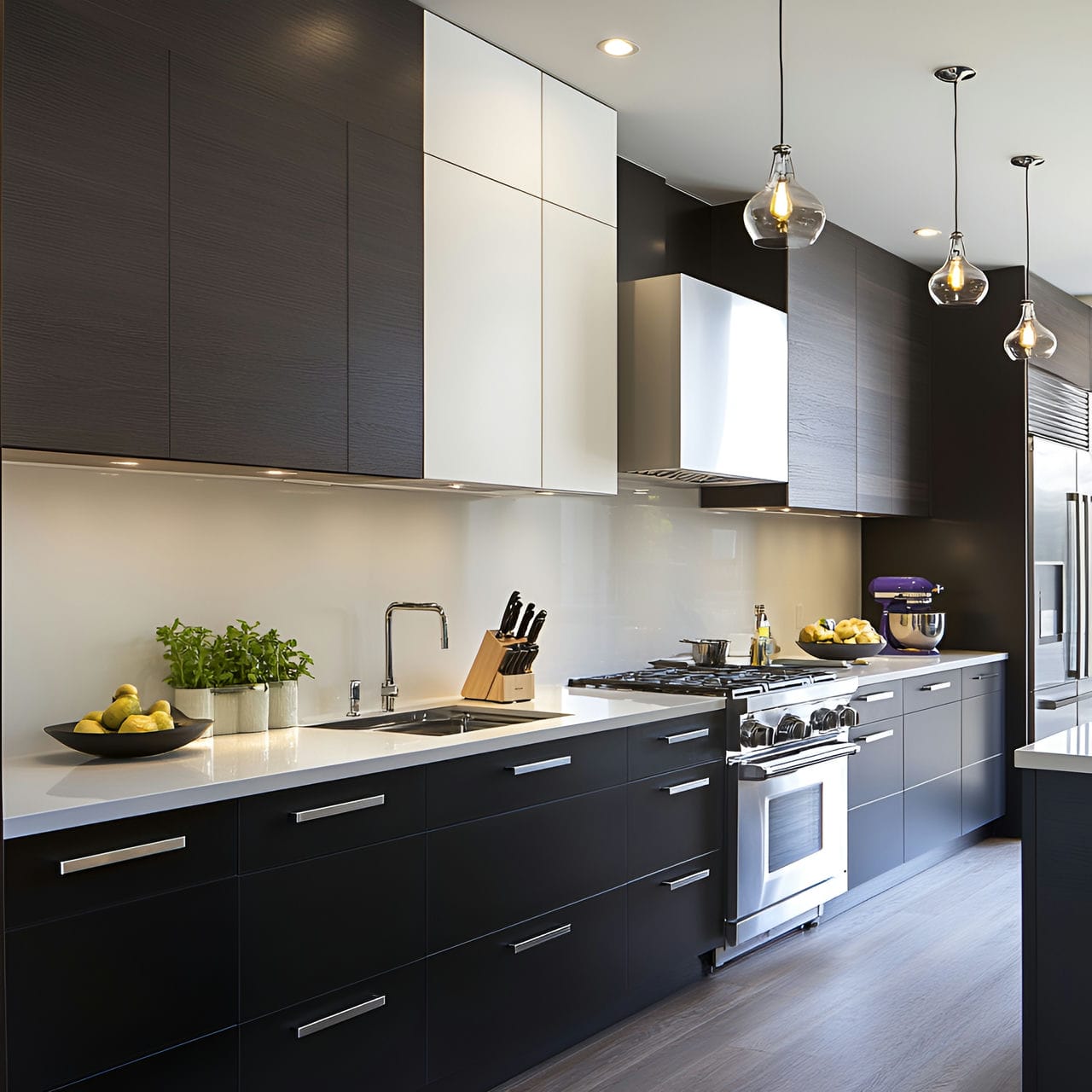 20 Best Kitchen Ideas And How To Design One Yourself! 201 2. Two-tone cabinets