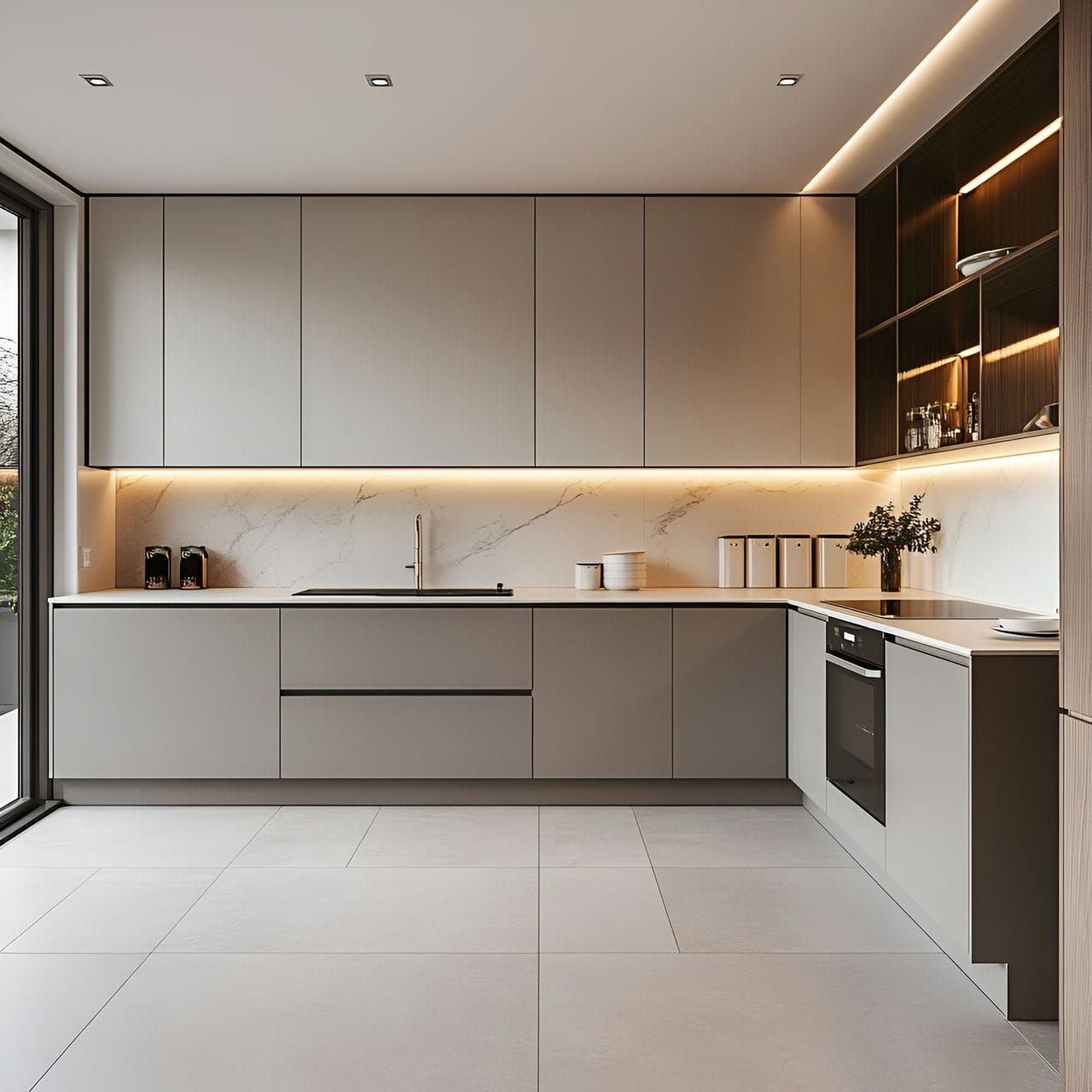 20 Best Kitchen Ideas And How To Design One Yourself! 202 2. Two-tone cabinets