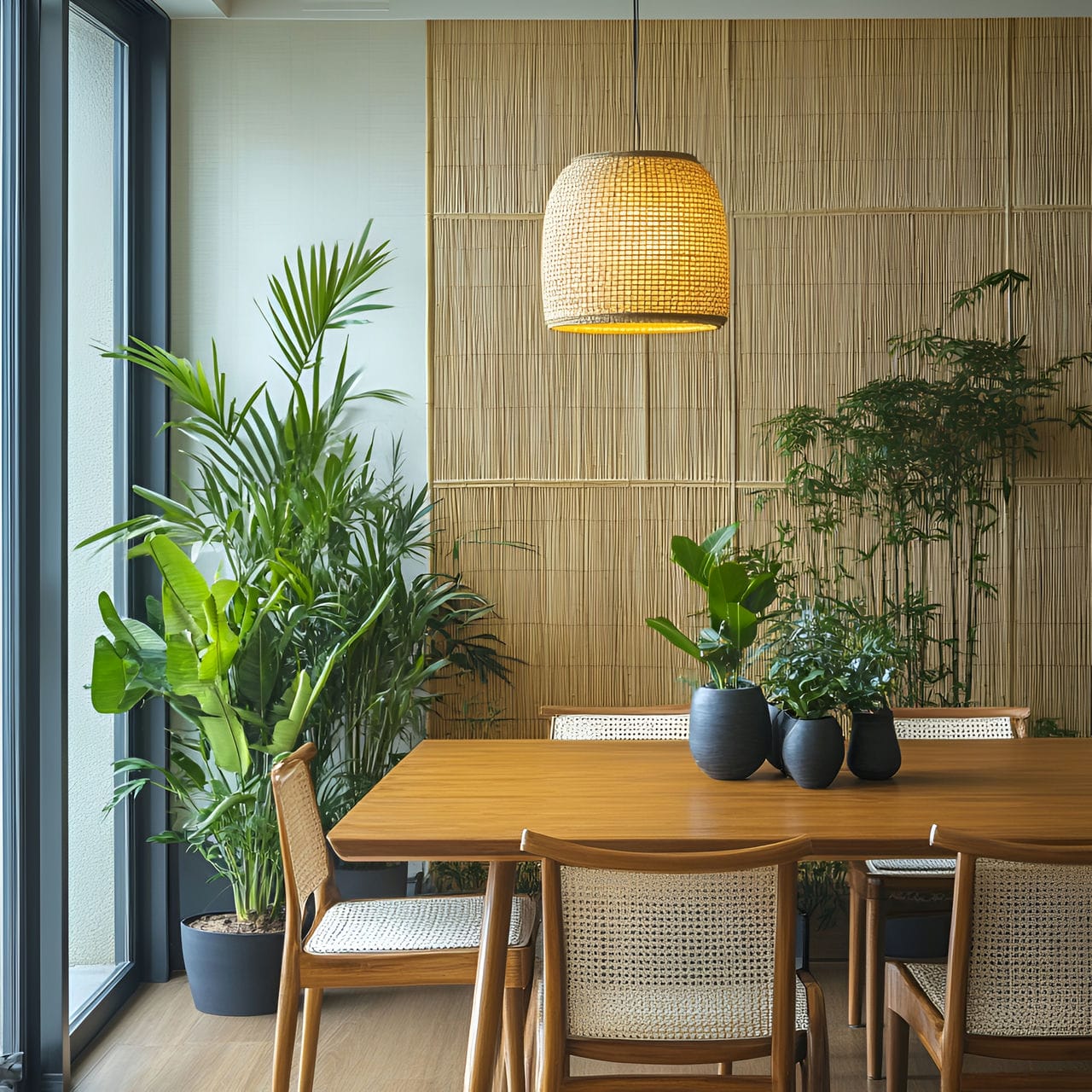 20 Best Dining Room Ideas And How To Design One Yourself! 194 2. Patterned wallpaperย