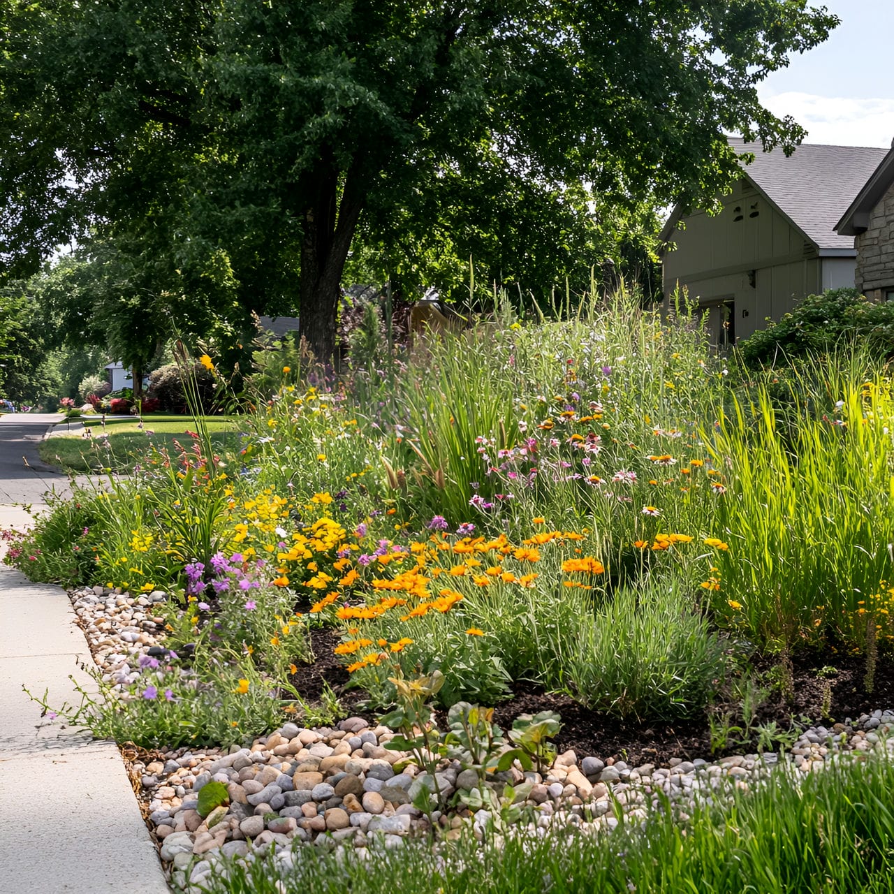 20 Best Garden Ideas And How To Design One Yourself! 155 3. Rain gardens