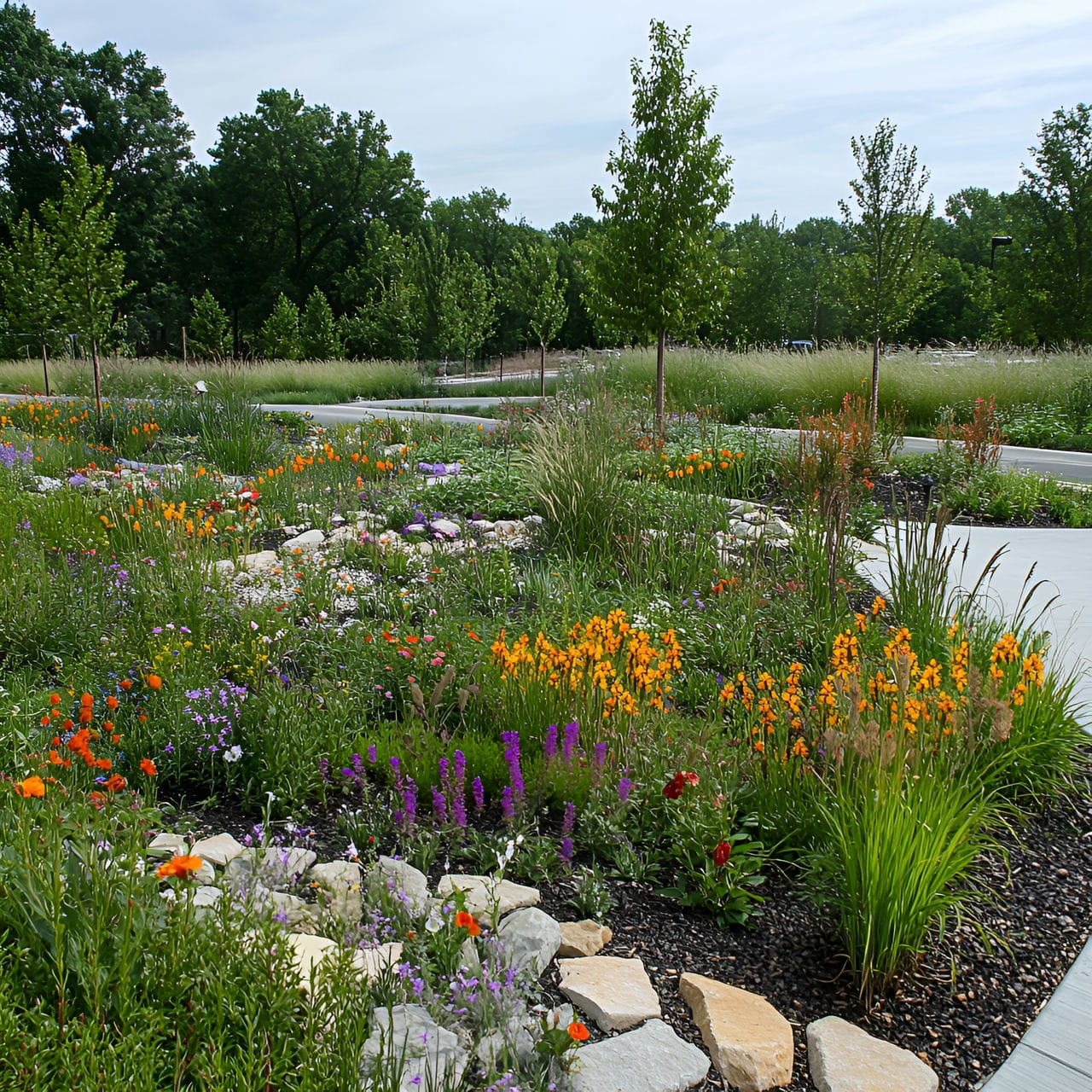 20 Best Garden Ideas And How To Design One Yourself! 158 3. Rain gardens