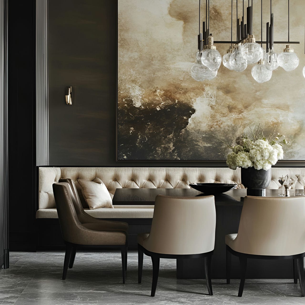 20 Best Dining Room Ideas And How To Design One Yourself! 205 3. Mixed seating