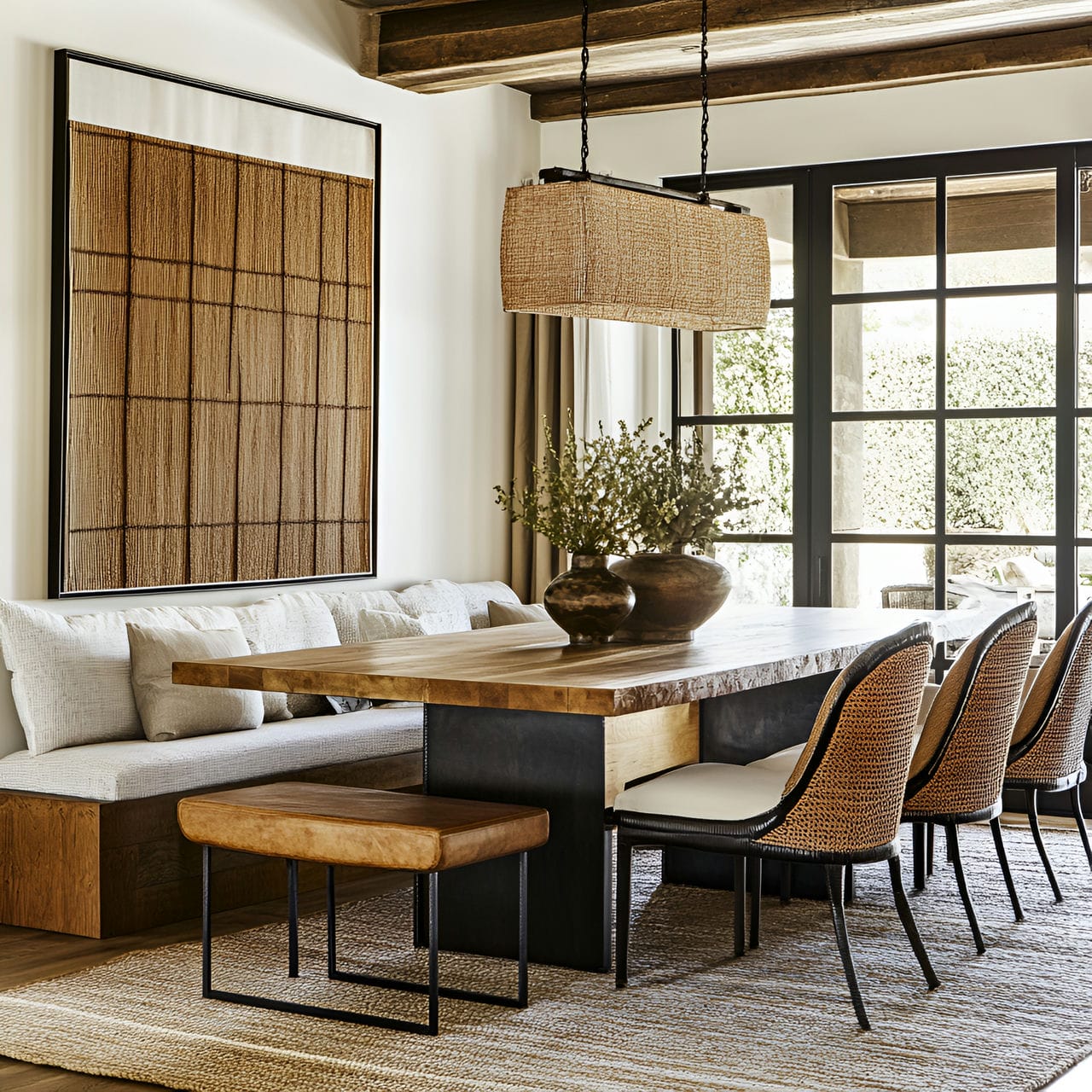 20 Best Dining Room Ideas And How To Design One Yourself! 207 3. Mixed seating