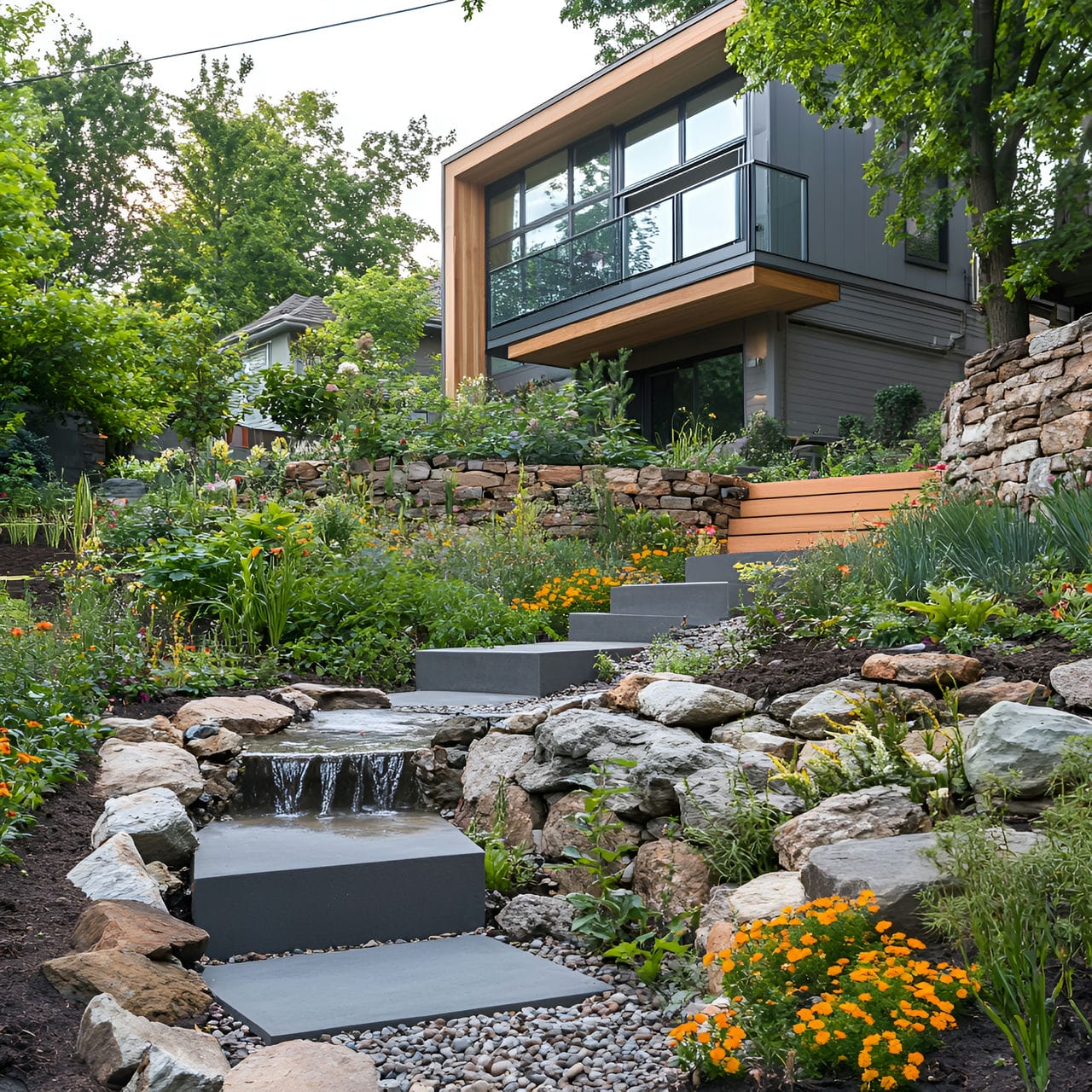 20 Best Garden Ideas And How To Design One Yourself! 152 3. Rain gardens