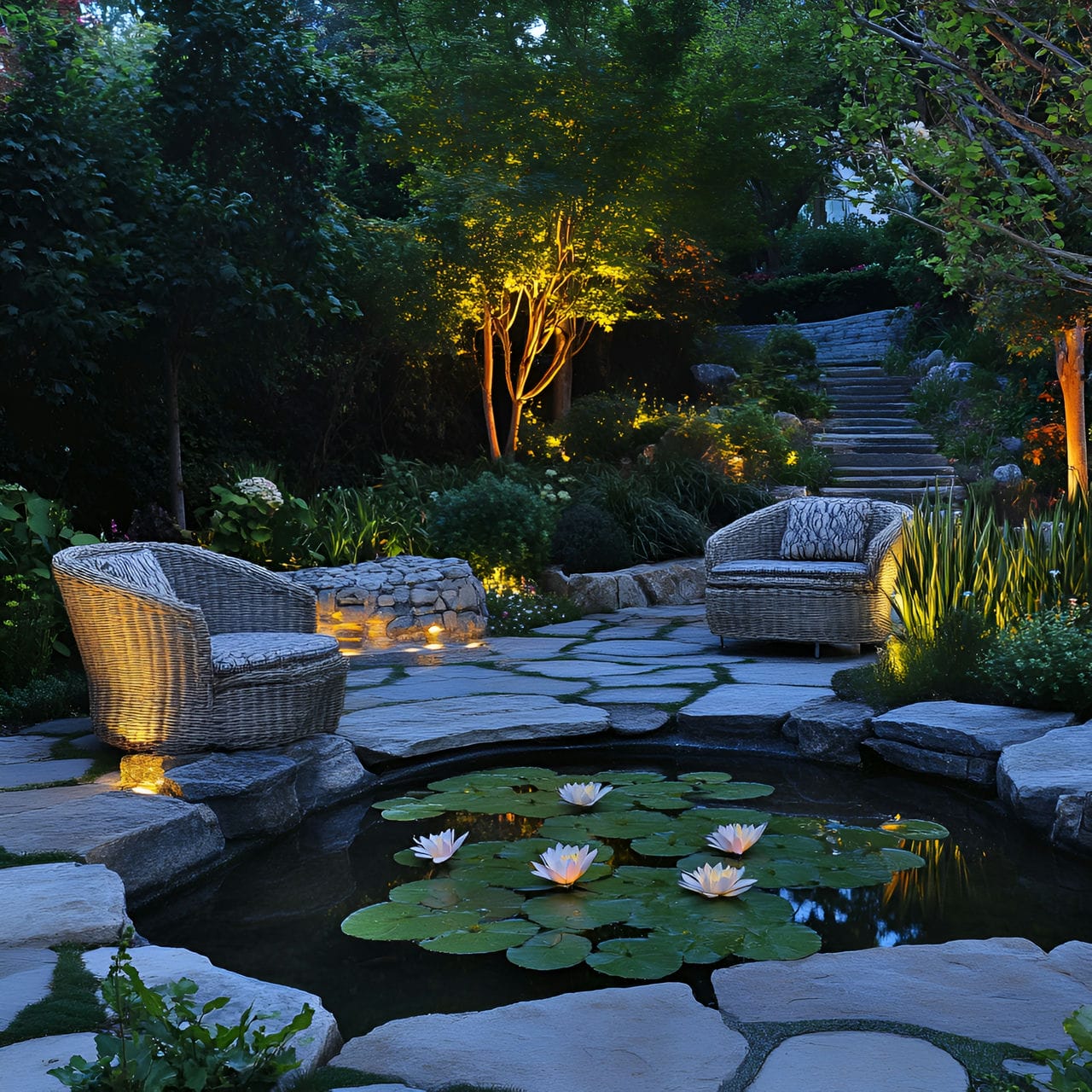 3. Garden oasis