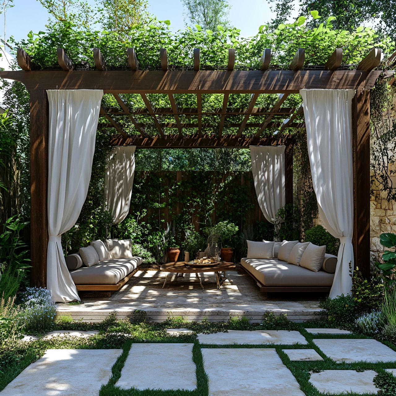 3. Garden oasis