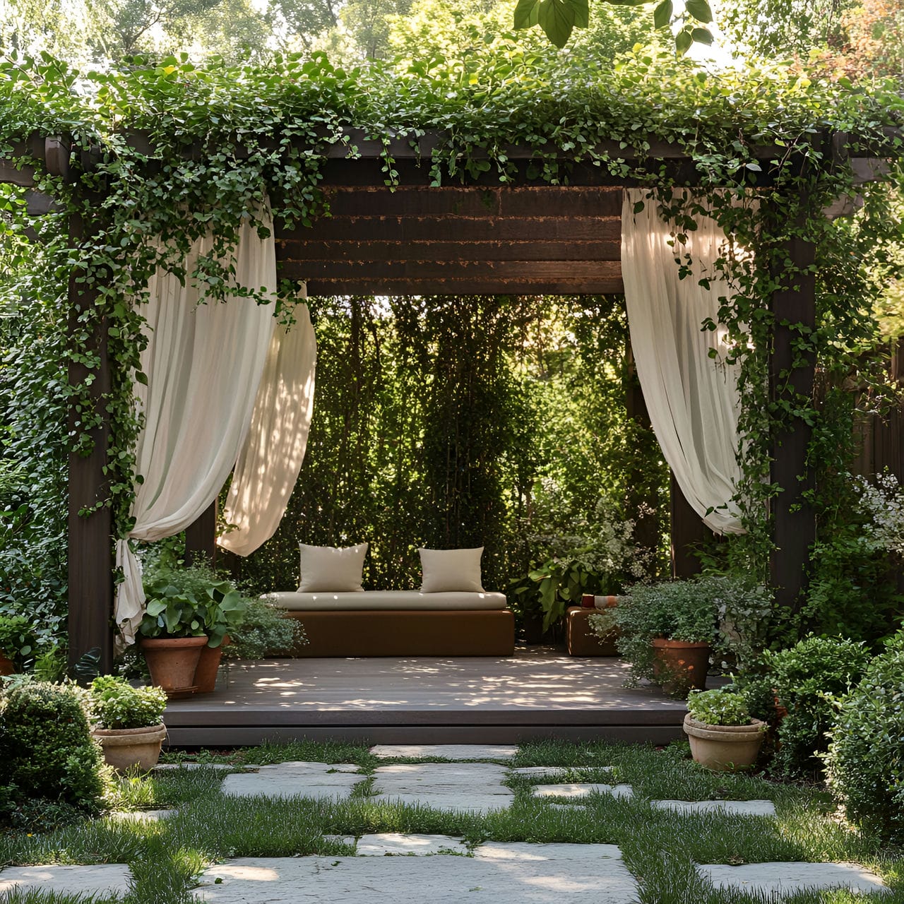 3. Garden oasis