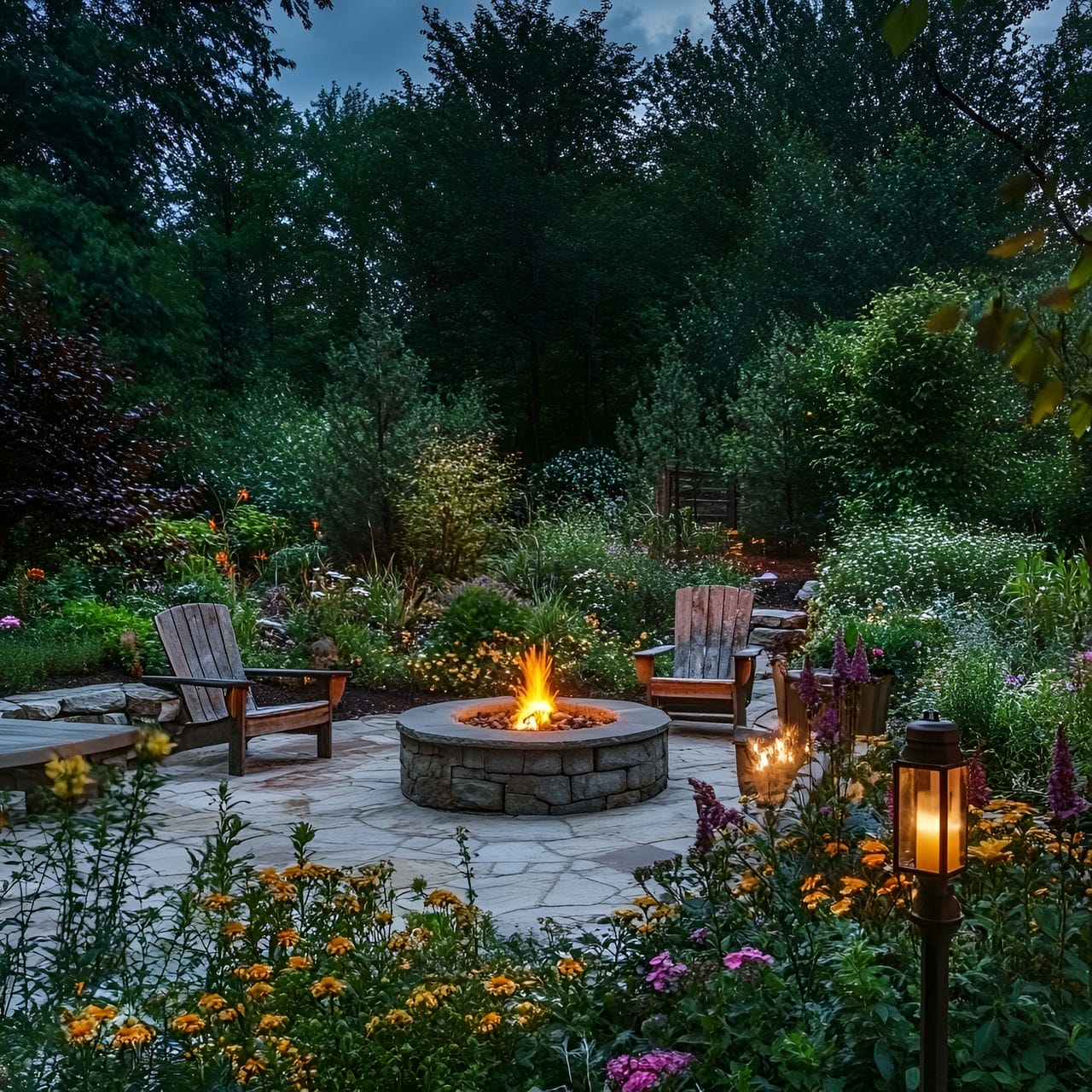 3. Garden oasis