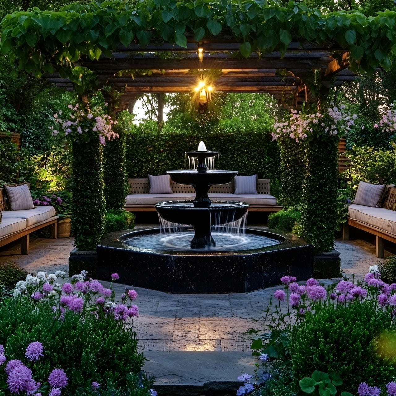 3. Garden oasis