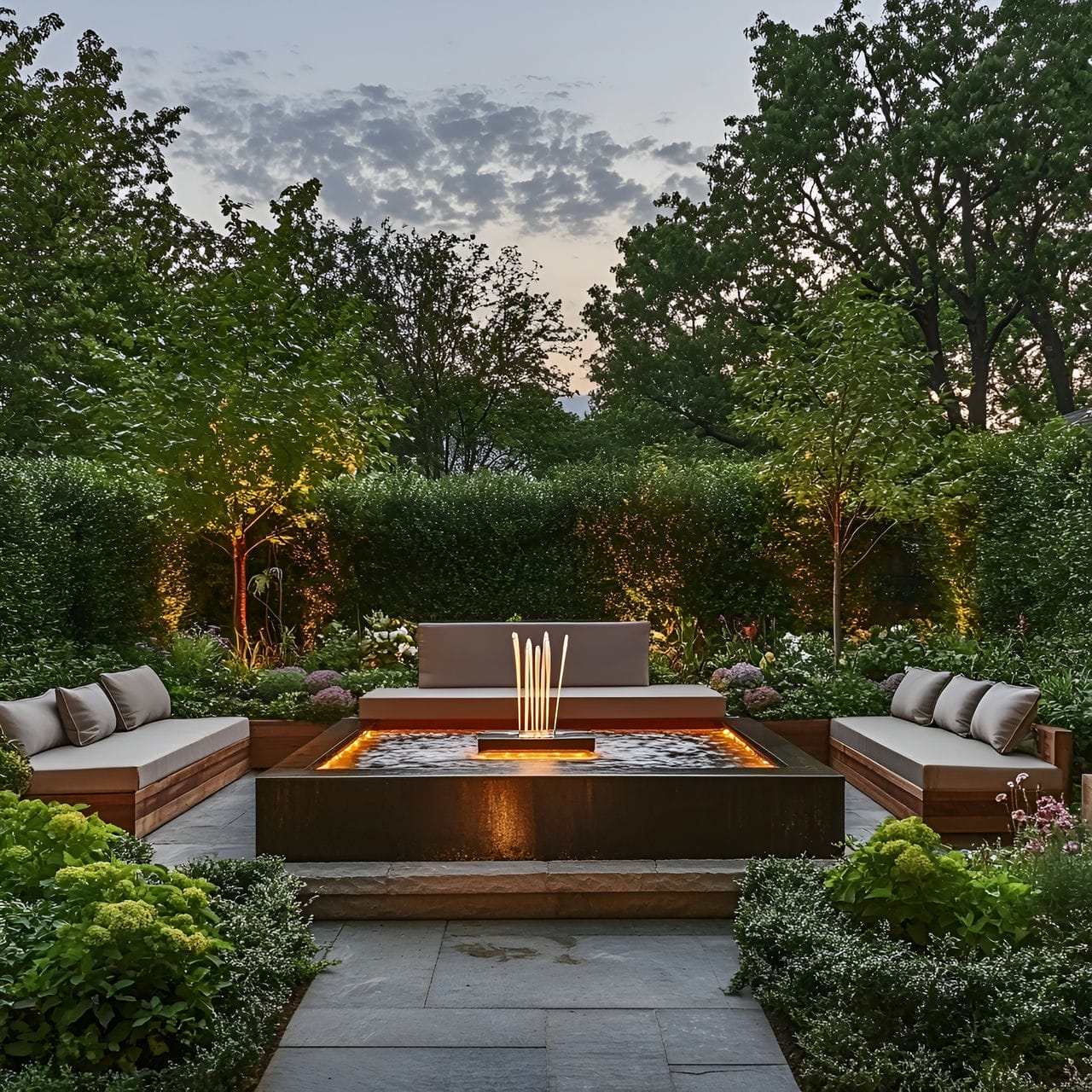 3. Garden oasis