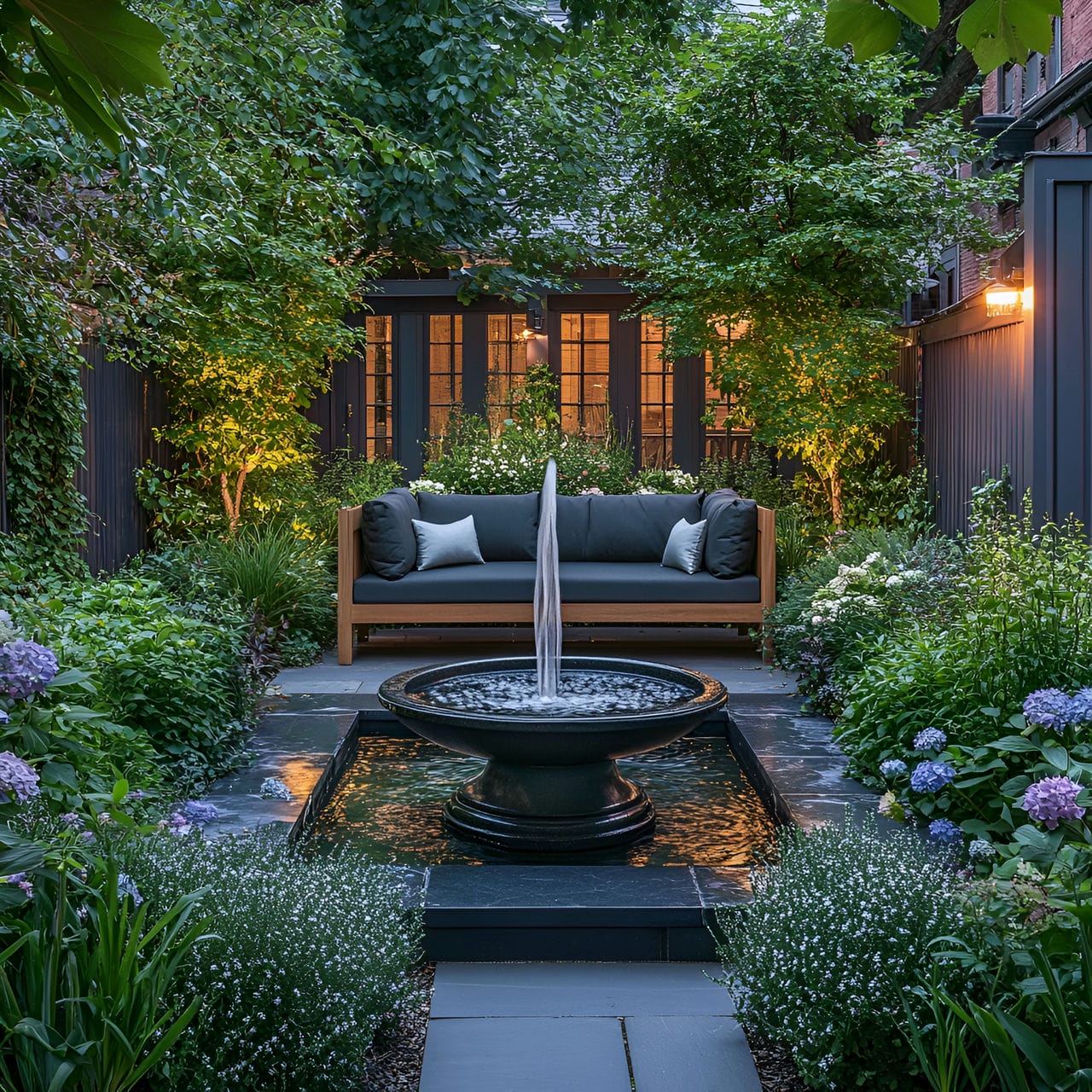 3. Garden oasis