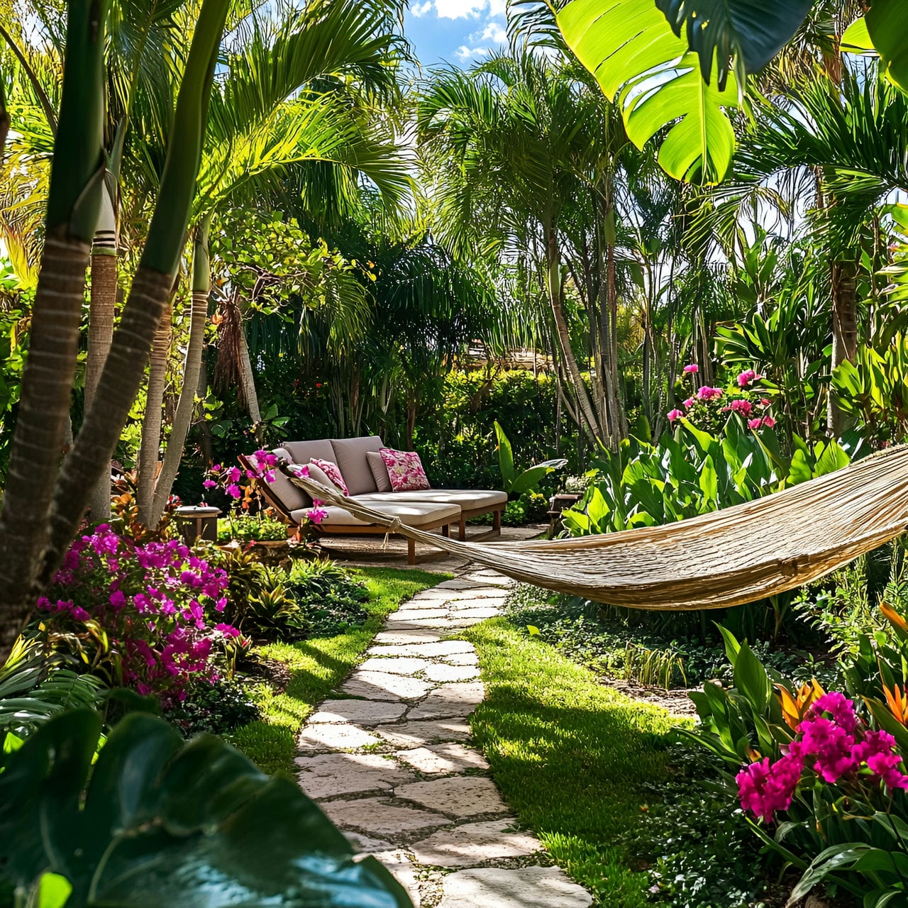 3. Garden oasis