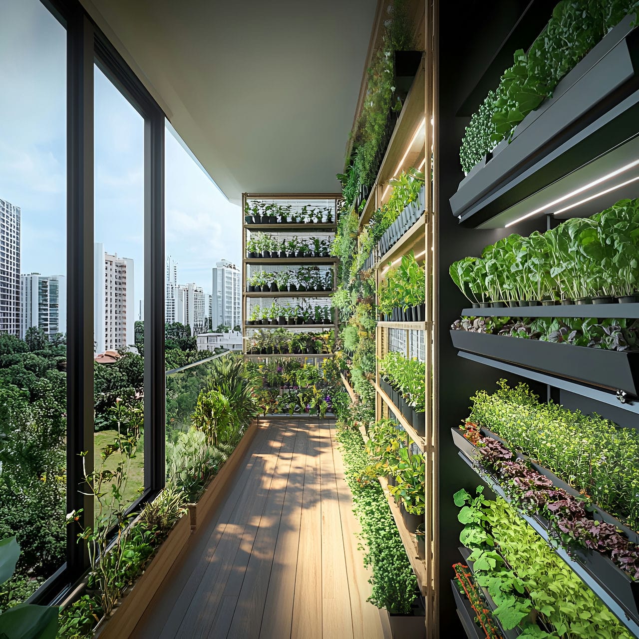 20 Best Garden Ideas And How To Design One Yourself! 163 4. Integrated greenhouses