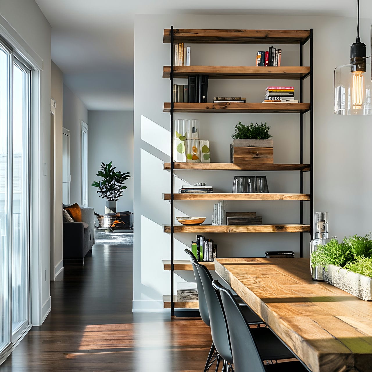 20 Best Dining Room Ideas And How To Design One Yourself! 216 4. Built-in shelvingย