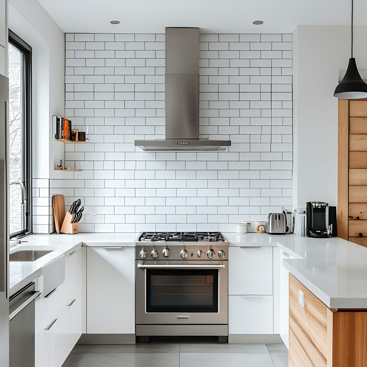 20 Best Kitchen Ideas And How To Design One Yourself! 225 4. Subway tile backsplash
