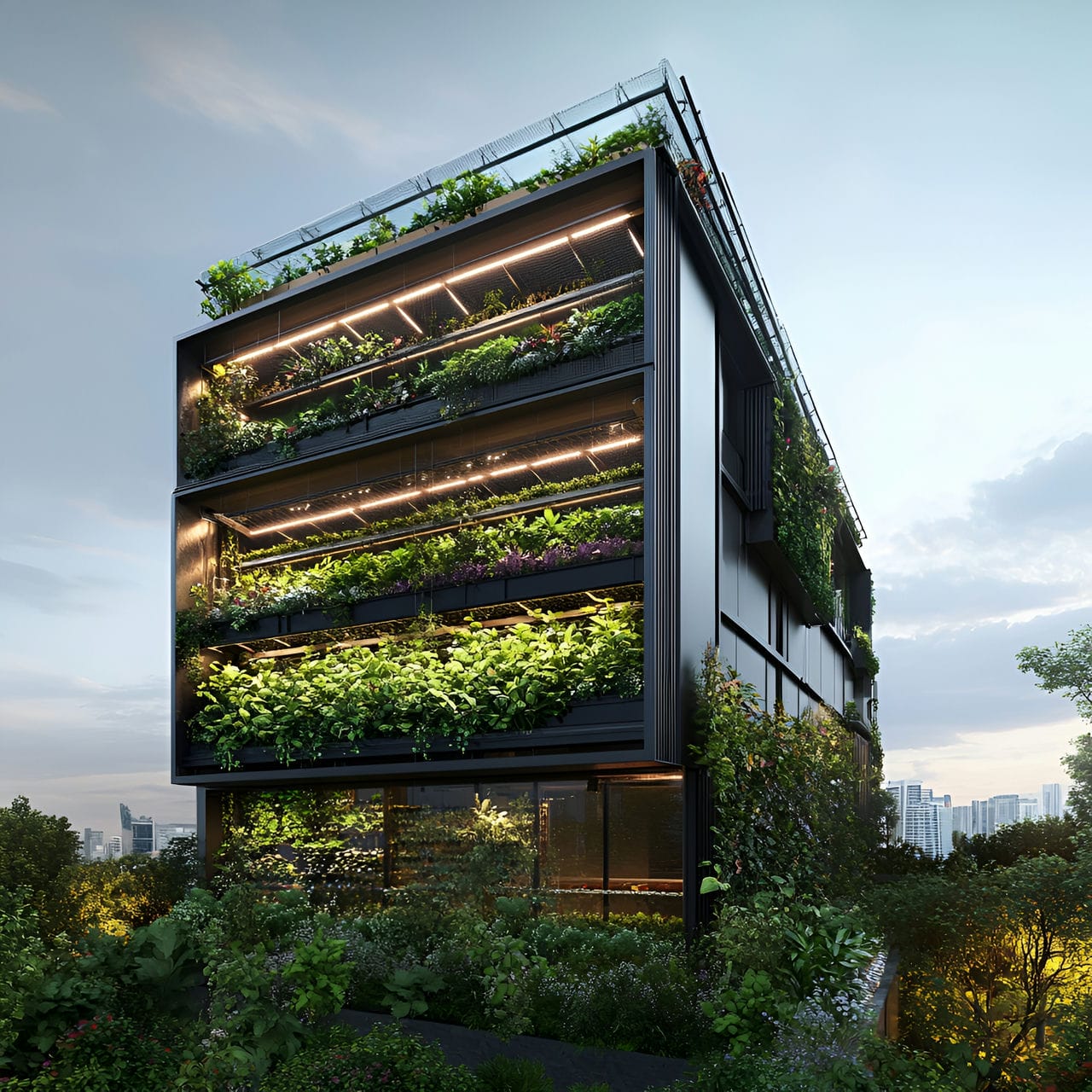 20 Best Garden Ideas And How To Design One Yourself! 166 4. Integrated greenhouses