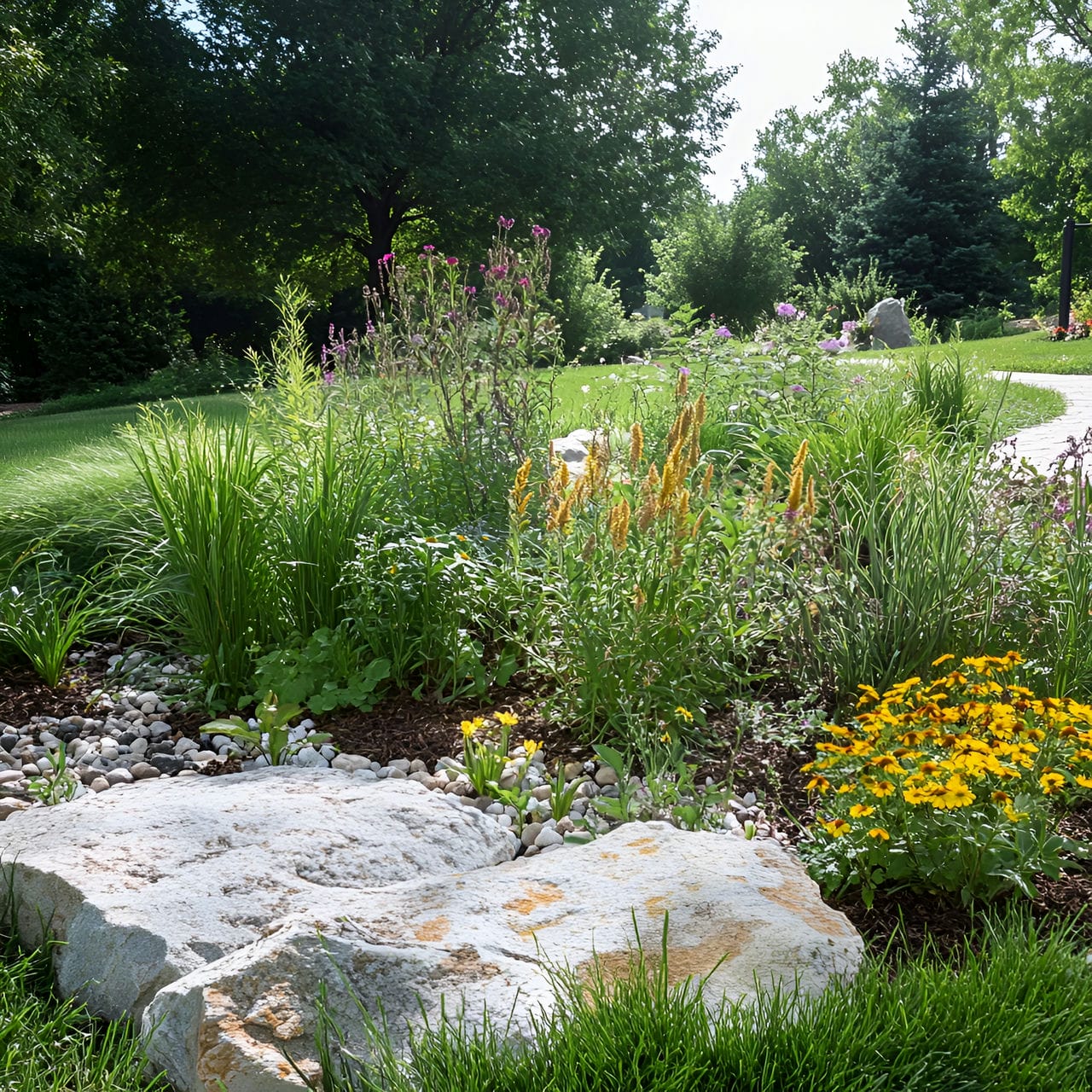 20 Best Garden Ideas And How To Design One Yourself! 173 5. Native plant landscaping