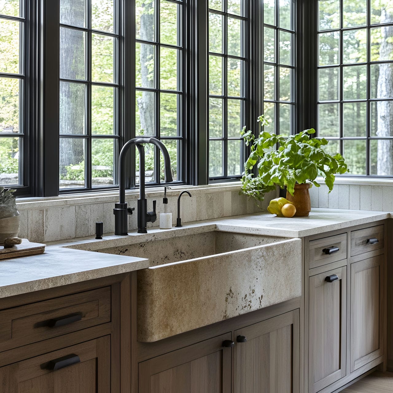 20 Best Kitchen Ideas And How To Design One Yourself! 235 5. Farmhouse sink