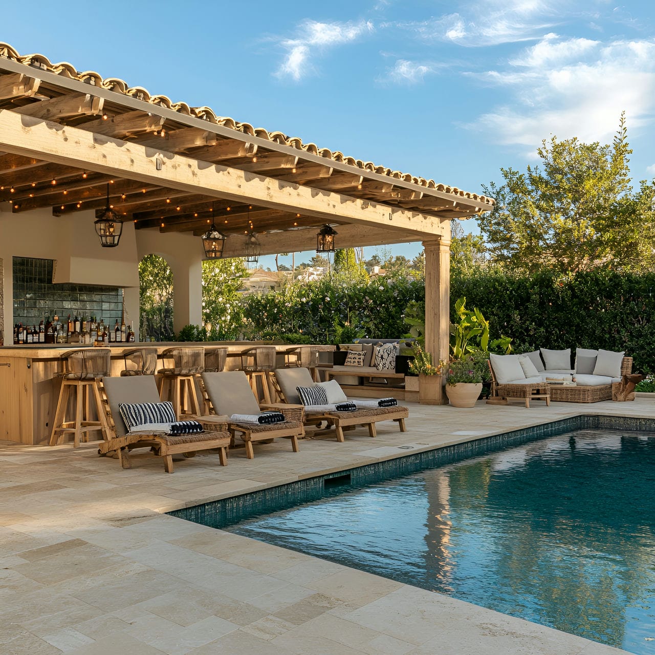 5. Poolside retreat