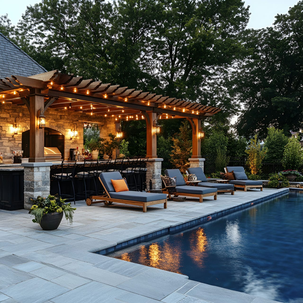 5. Poolside retreat