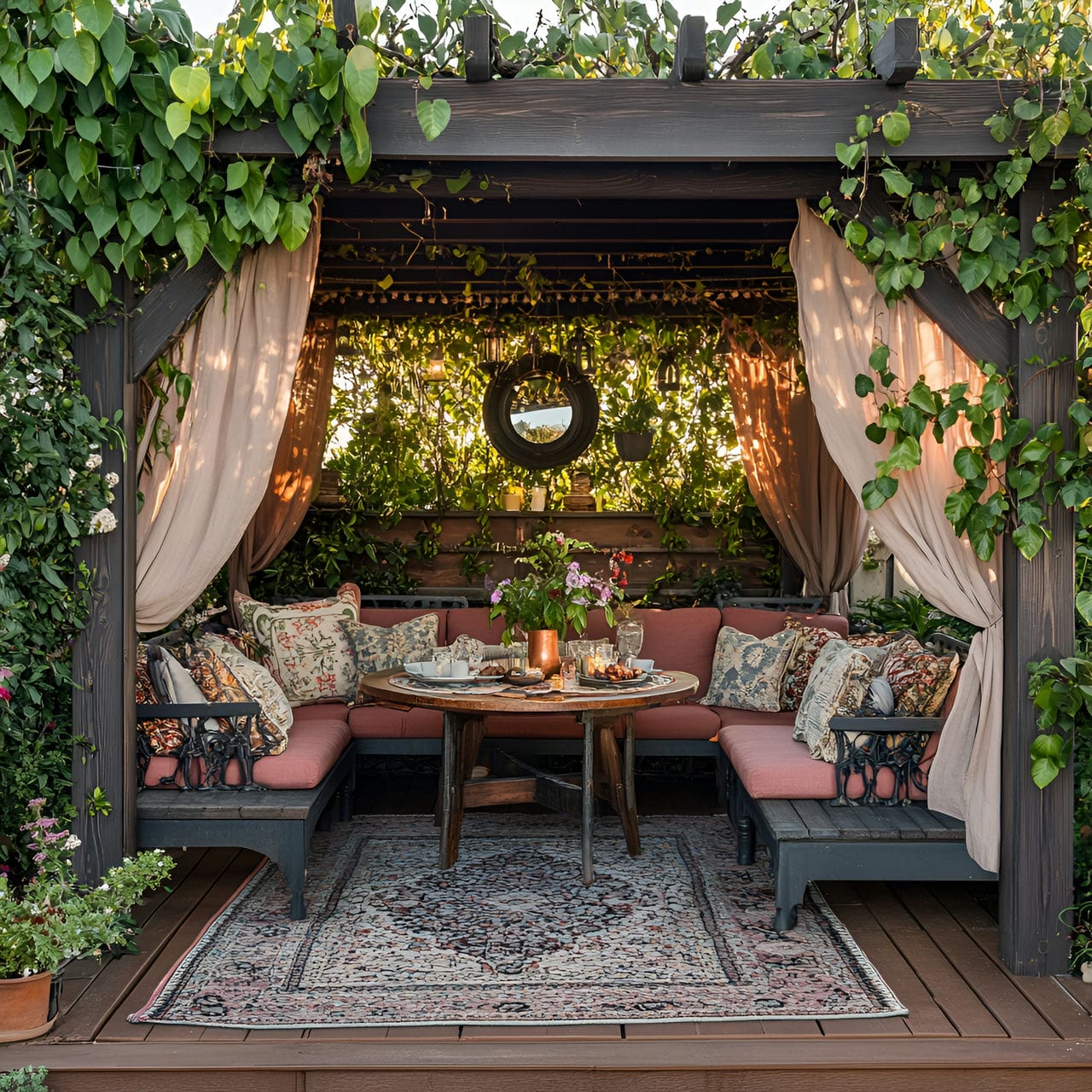 20 Best Garden Ideas And How To Design One Yourself! 177 6. Outdoor living rooms