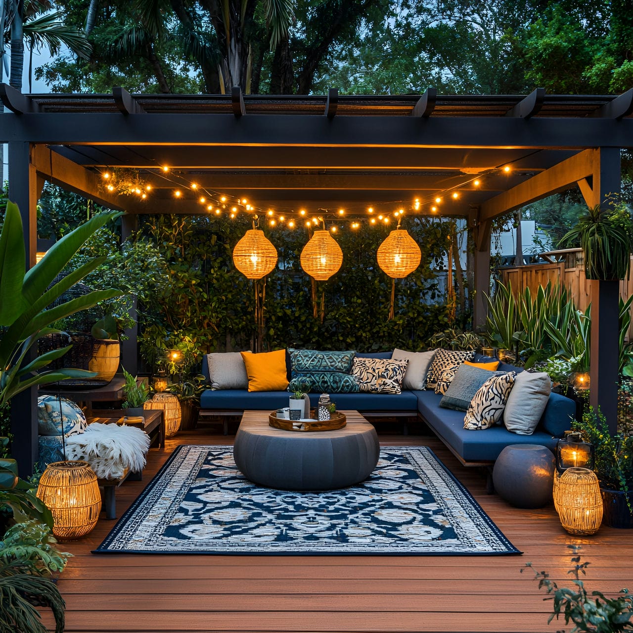 20 Best Garden Ideas And How To Design One Yourself! 181 6. Outdoor living rooms