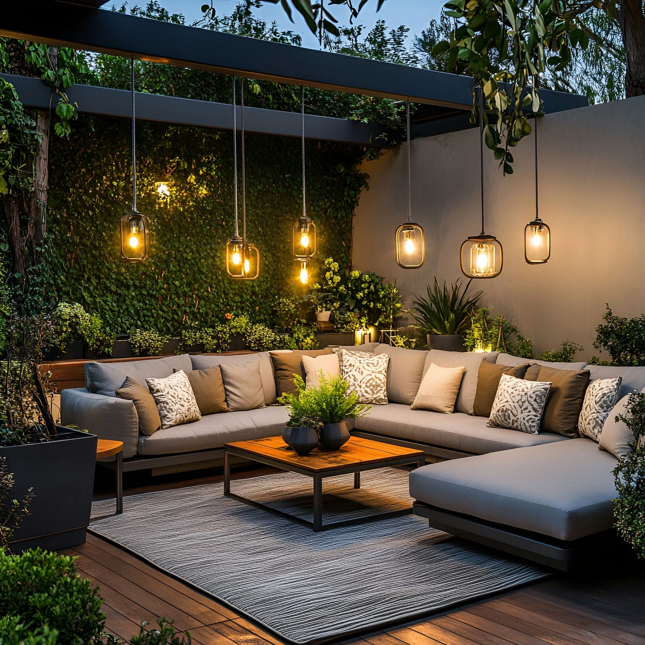 20 Best Garden Ideas And How To Design One Yourself! 182 6. Outdoor living rooms