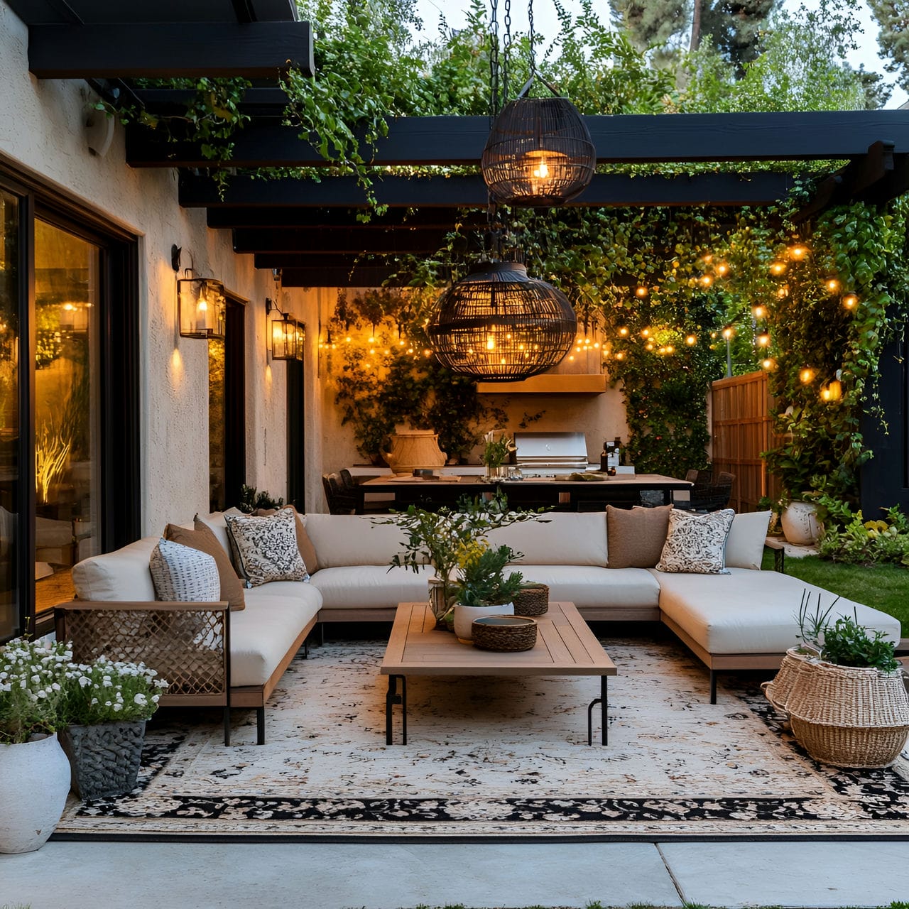 20 Best Garden Ideas And How To Design One Yourself! 183 6. Outdoor living rooms
