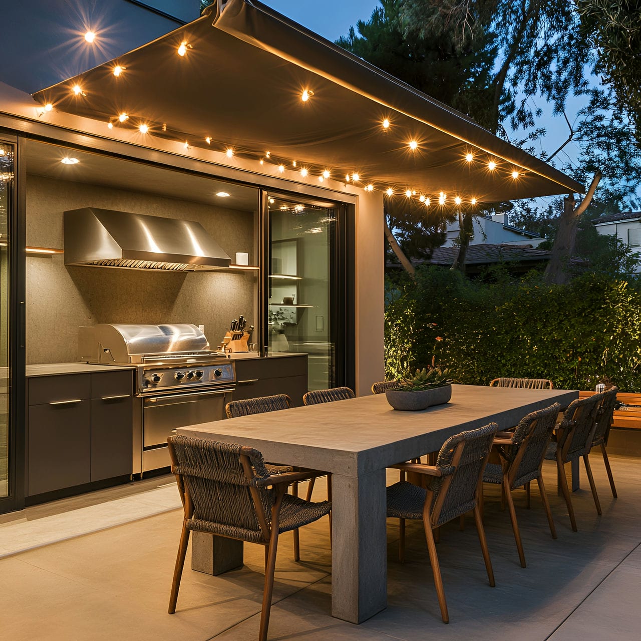 6. Outdoor kitchen