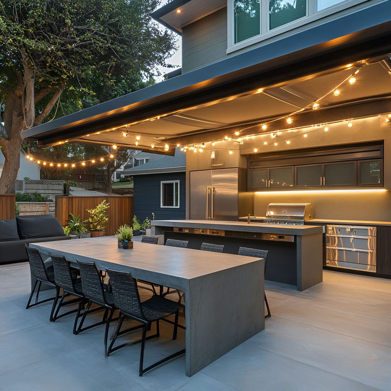 6. Outdoor kitchen