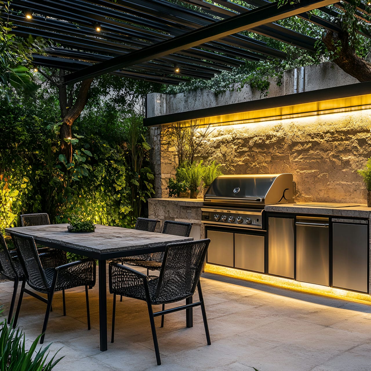 6. Outdoor kitchen