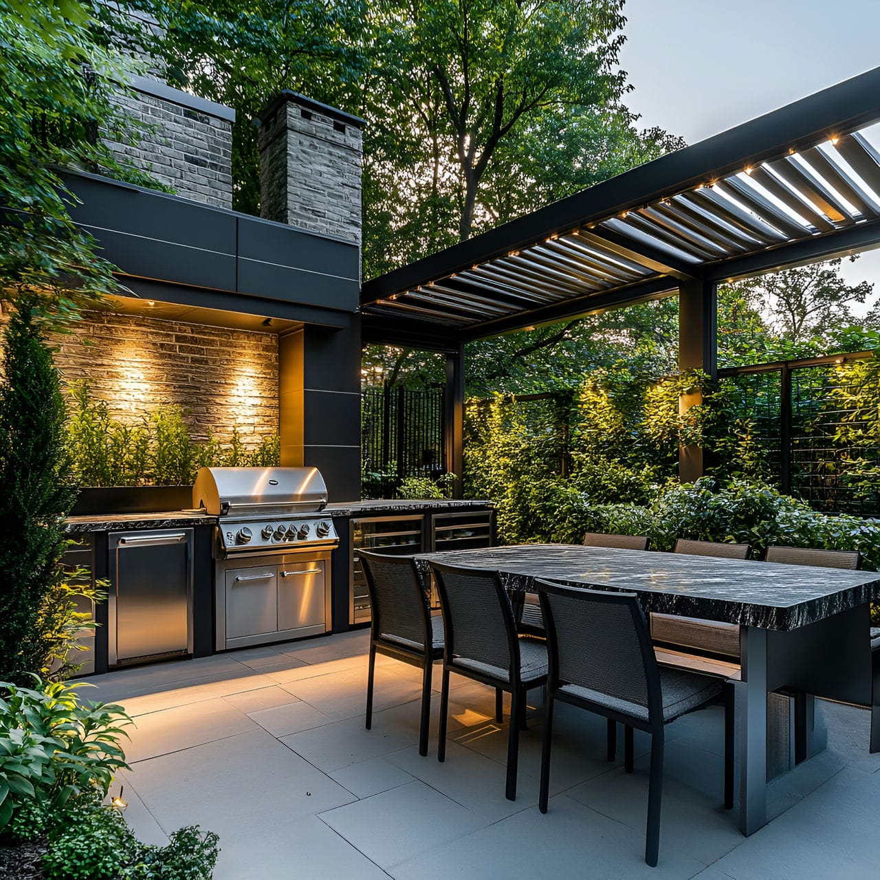6. Outdoor kitchen