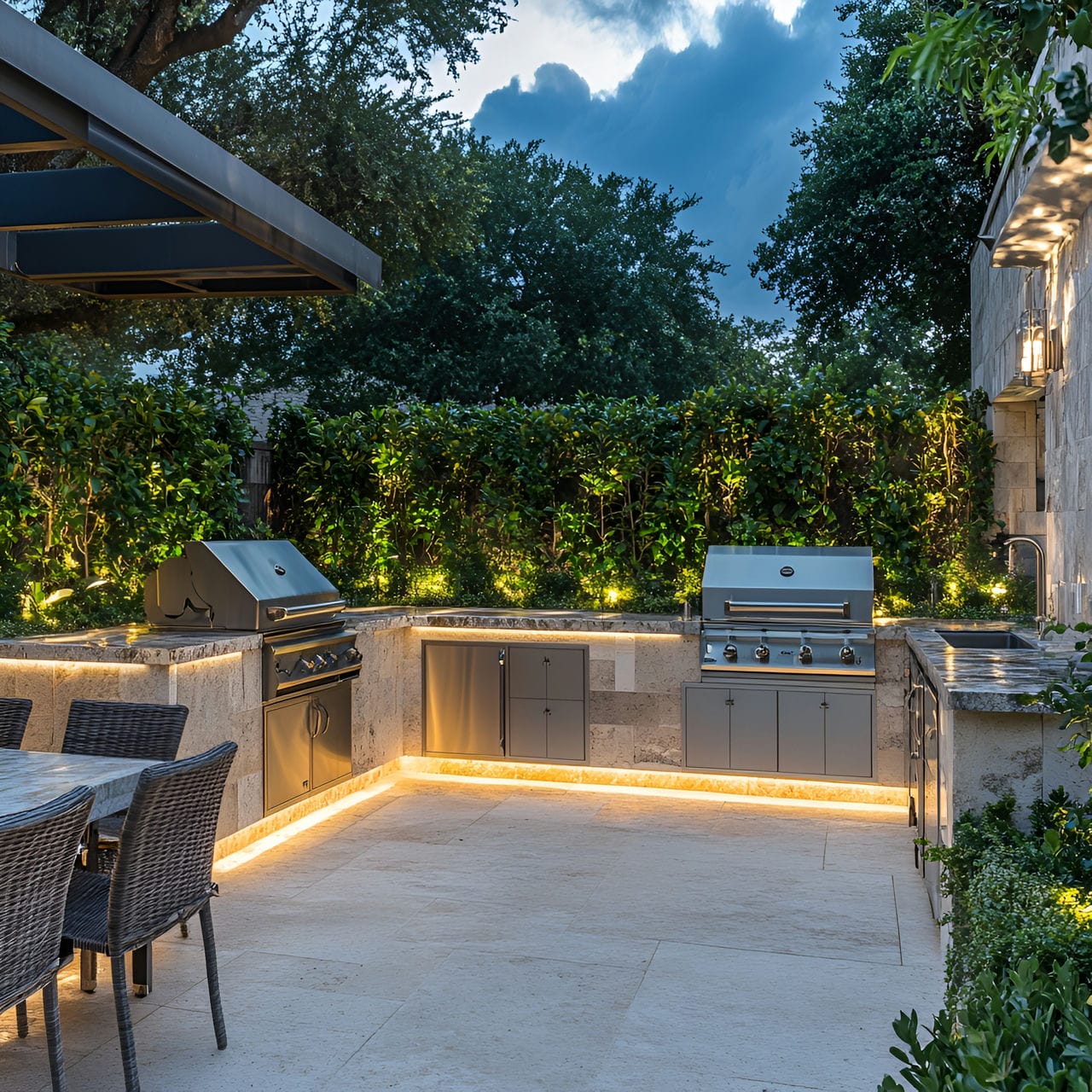 6. Outdoor kitchen