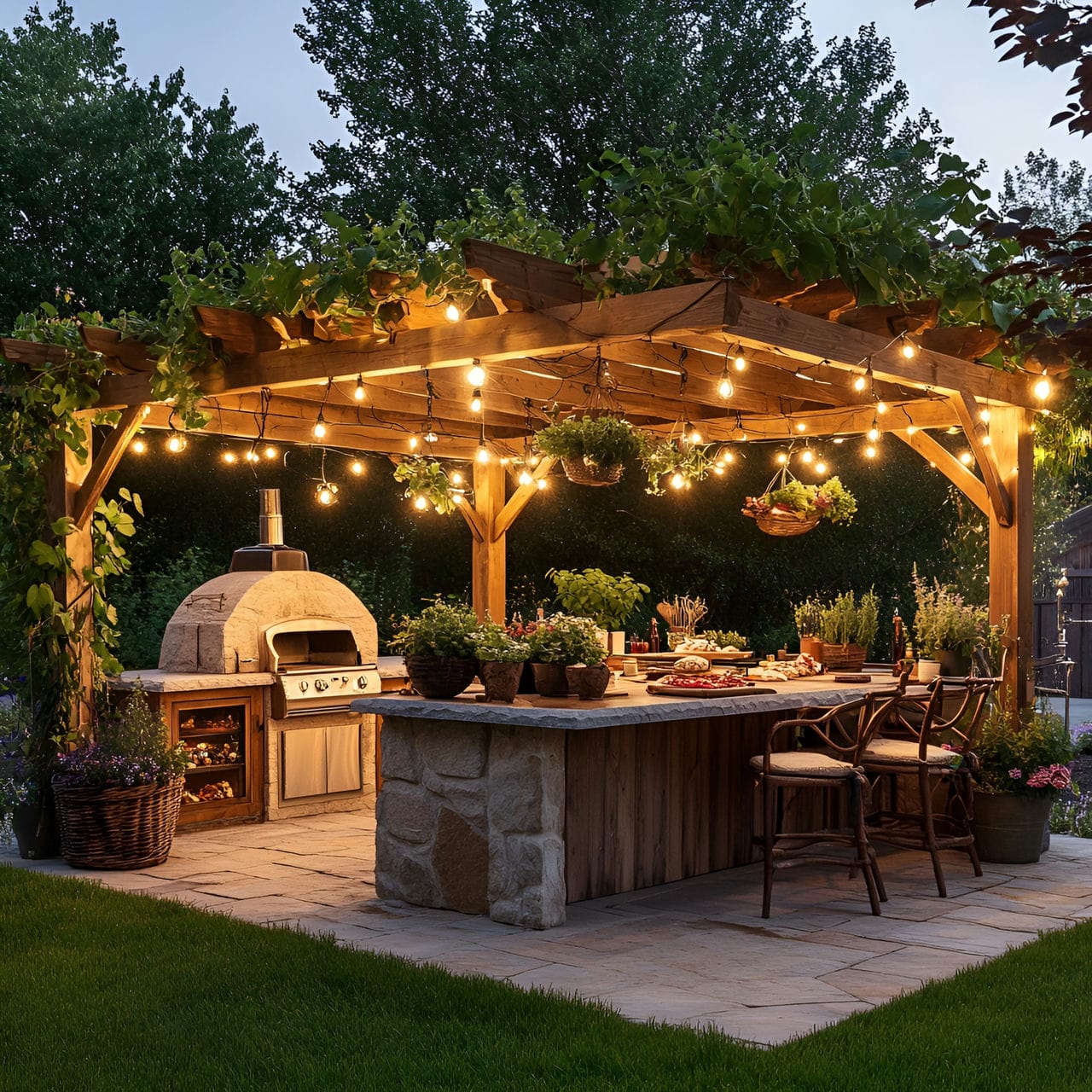 6. Outdoor kitchen